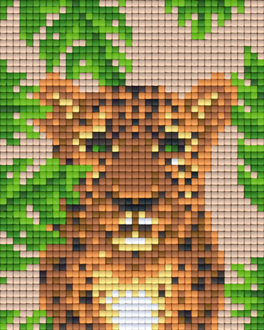 Cheetah One [1] Baseplate PixelHobby Mini-mosaic Art Kits image 0